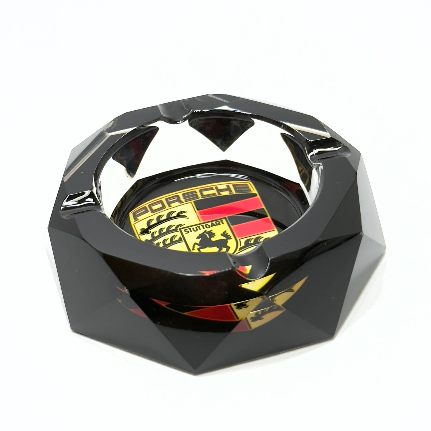 Porsche Crystal Ashtray – Black Diamond Design