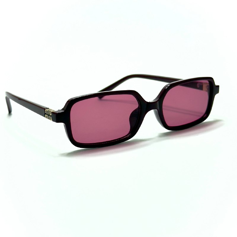Miu Miu Rectangular Regard - Tortoise Pink