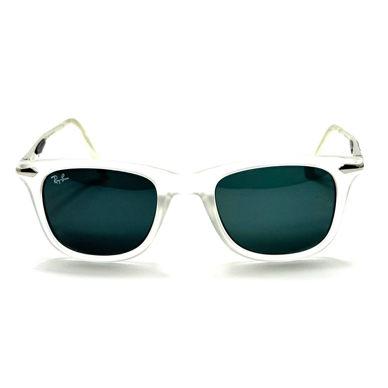 Ray-Ban RB4165 Frost– Clear Frame / Green Classic Lenses