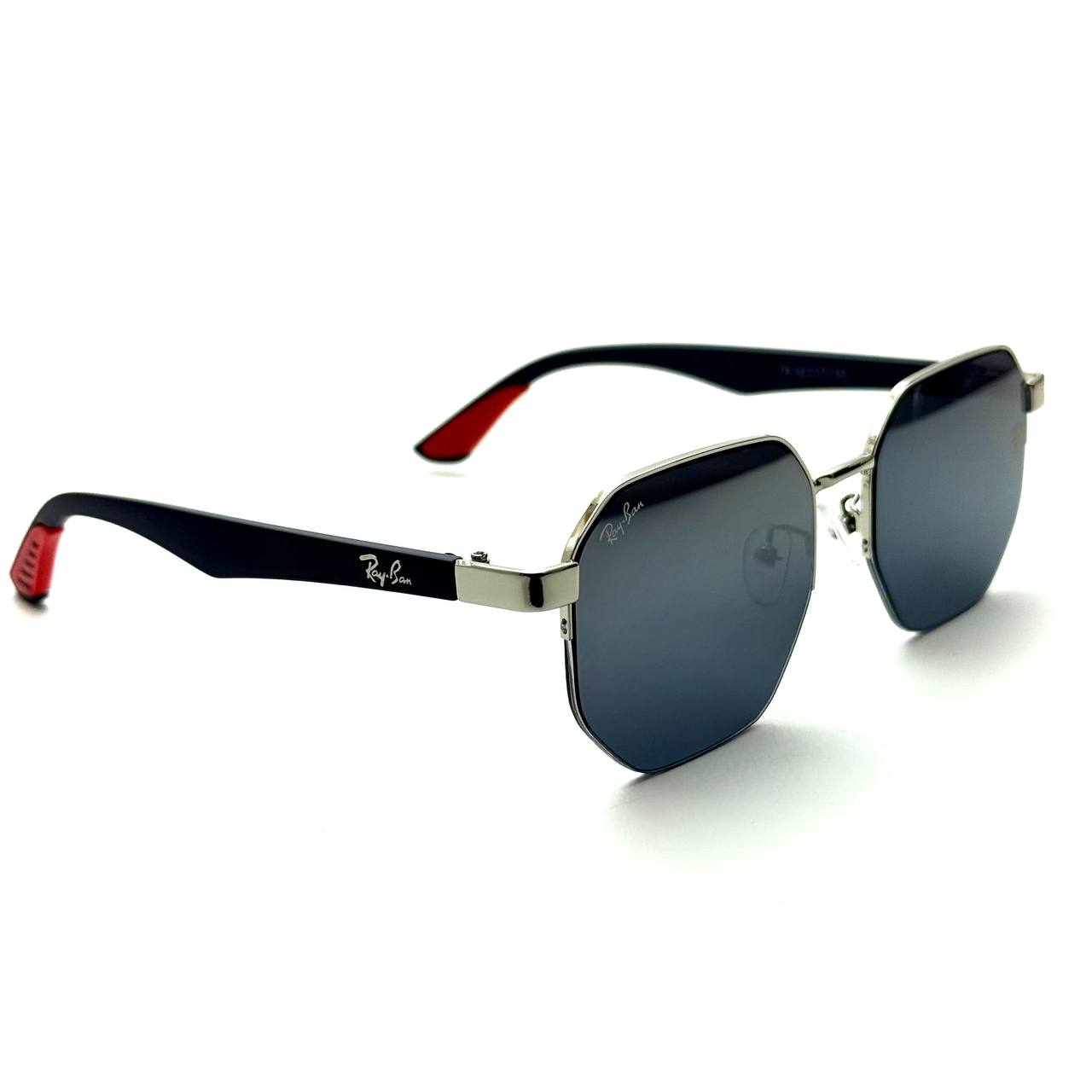Ray-Ban Ferrari RB3675M – Silver Frame / Blue Gradient Lenses