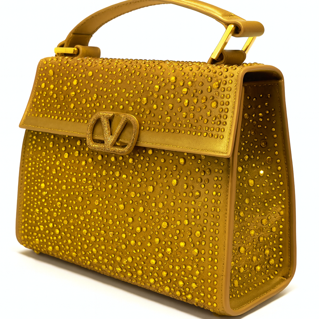 Louis Vuitton Capucines Bag - Crystal Gold